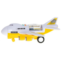 Avion de transport + 6 automobile vehicule de construcție laterale/frontale