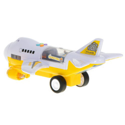 Avion de transport + 6 automobile vehicule de construcție laterale/frontale