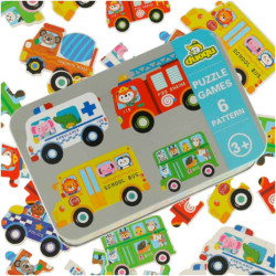Puzzle de vehicule conservat 30 piese