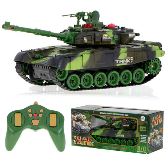Tanc de război RC 9993 2,4 GHz camo pădure