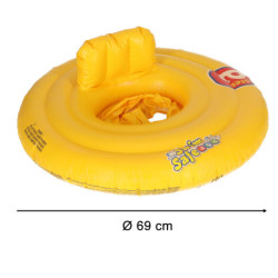 BESTWAY 32096 Scaun gonflabil pe roți portocaliu