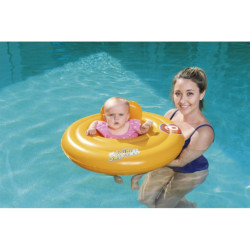 BESTWAY 32096 Scaun gonflabil pe roți portocaliu