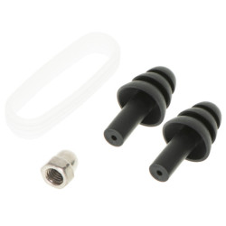 Mască pliabilă completă cu snorkel L/XL albastră
