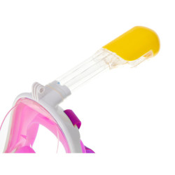 Masca de snorkeling intreaga pliabila S/M roz
