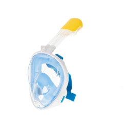 Mască de pliere completă cu snorkel S/M albastră