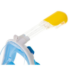 Mască de pliere completă cu snorkel S/M albastră