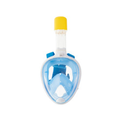 Mască de pliere completă cu snorkel S/M albastră