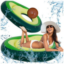 Saltea gonflabilă de înot cu minge de avocado cu sămânță 150cm XL