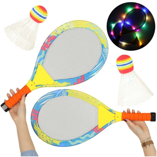 Rachete tenis cu LED + sageti