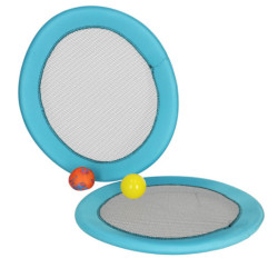 Set sărituri pe paleți din plasă + 2 mingi