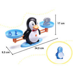 Joc educational echilibru invatare numarare pinguini mare
