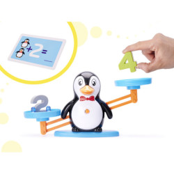 Joc educational echilibru invatare numarare pinguini mare