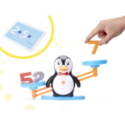 Joc educational echilibru invatare numarare pinguini mare