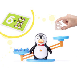 Joc educational echilibru invatare numarare pinguini mare