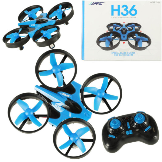 Dron RC JJRC H36 mini 2.4GHz 4CH 6 axe albastru