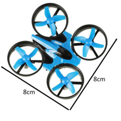 Dron RC JJRC H36 mini 2.4GHz 4CH 6 axe albastru