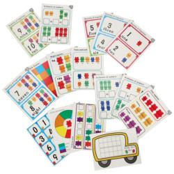 Ursuleți educativi pentru învățare numărare Montessori 44 el.