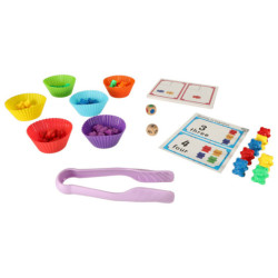 Ursuleți educativi pentru învățare numărare Montessori 44 el.
