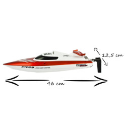 Barcă RC telecomandată FT009 portocalie