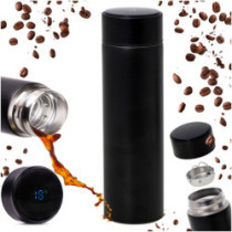 Termosfă cană smart LED 500ml negru