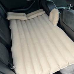 Saltea gonflabilă auto + pompă bej