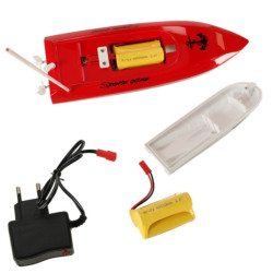 Barcă RC 4CH mini CP802 roșie