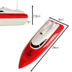 Barcă RC 4CH mini CP802 roșie