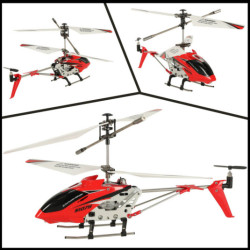 SYMA S107H RC elicopter 2,4 GHz RTF roșu