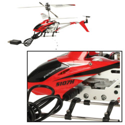 SYMA S107H RC elicopter 2,4 GHz RTF roșu