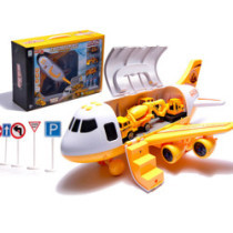 Avion de transport + 3 vehicule de constructie