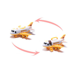Avion de transport + 3 vehicule de constructie
