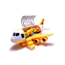 Avion de transport + 3 vehicule de constructie