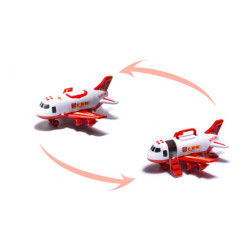 Avion de transport + 3 vehicule de pompieri