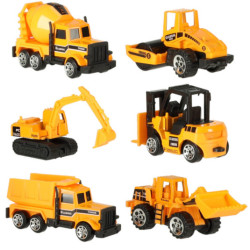 Set 6 bucăți mașini de construcții