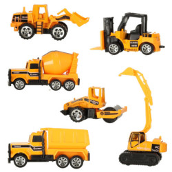 Set 6 bucăți mașini de construcții