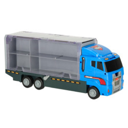 Transportor TIR launcher + mașini metalice de poliție