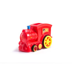 Locomotivă Tren Puzzle domino tren roșu