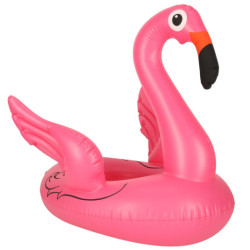Ponton gonflabil pentru copii pe roți flamingo