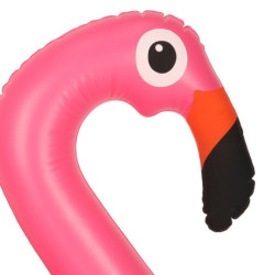 Ponton gonflabil pentru copii pe roți flamingo