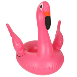 Ponton gonflabil pentru copii pe roți flamingo