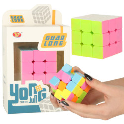 Joc puzzle Cub puzzle 3x3 neon 5,65 cm