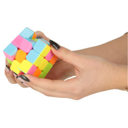 Joc puzzle Cub puzzle 3x3 neon 5,65 cm