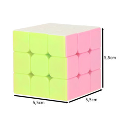 Joc puzzle Cub puzzle 3x3 neon 5,65 cm