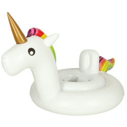 Roată gonflabilă pentru copii cu unicorn și scaun 70 cm