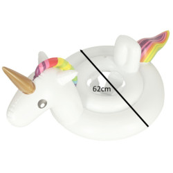 Roată gonflabilă pentru copii cu unicorn și scaun 70 cm