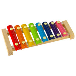 Cimbal educational din lemn colorat