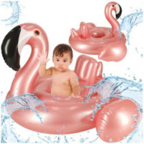 Colac gonflabil cu scaun pentru copii Flamingo