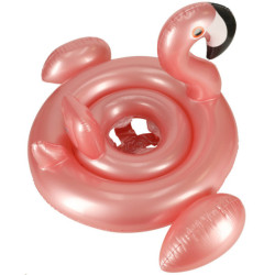 Colac gonflabil cu scaun pentru copii Flamingo