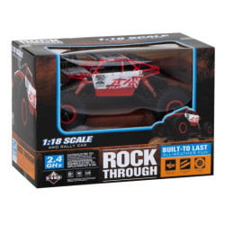 Mașină RC Rock Crawler HB 2,4 GHz 1:18 roșie