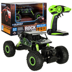 Mașină cu telecomandă Rock Crawler HB 2,4 GHz 1:18 verde